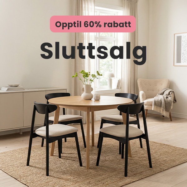 Slutt - Opptil 60% rabatt