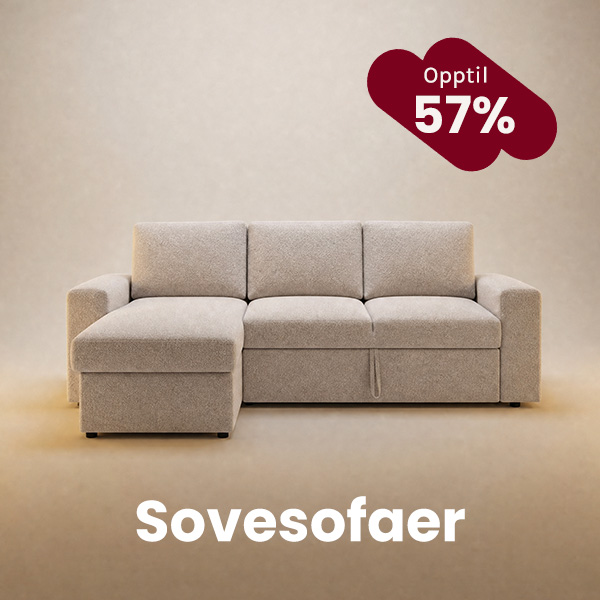 Sovesofaer på lager