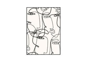 Poster Board Abstract Lines 4