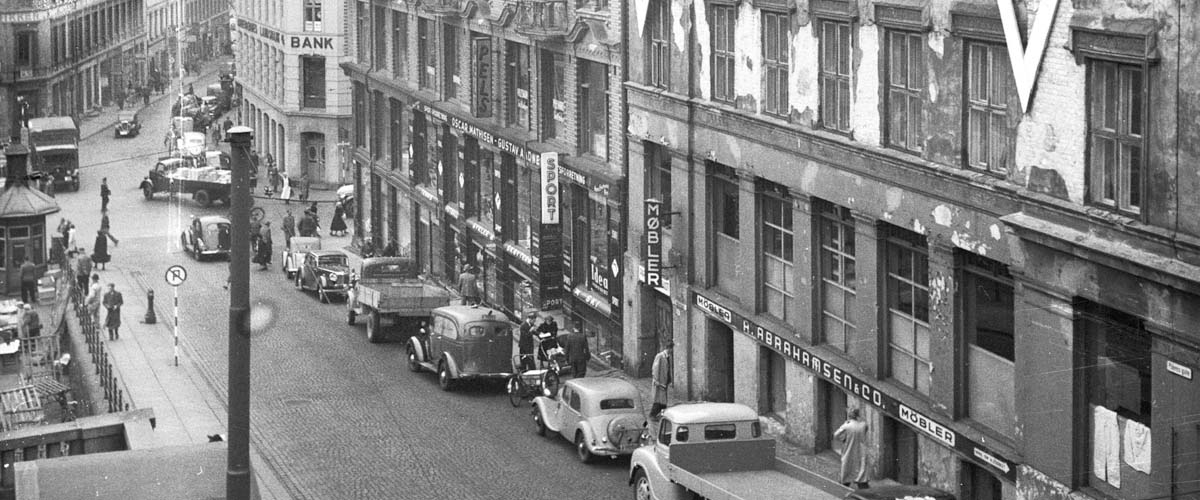 A-Møbler startet i Møllergata for over 100 år siden